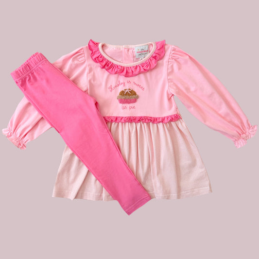 CUSTOM PREORDER: Sweet As Pie Legging Set (Late August TAT)