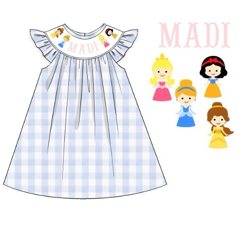 CUSTOM PREORDER: Custom Name Princess Dress