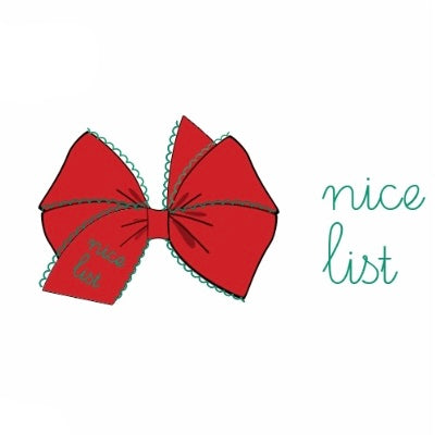 PREORDER: Isabelle’s Nice List Bow (November TAT)