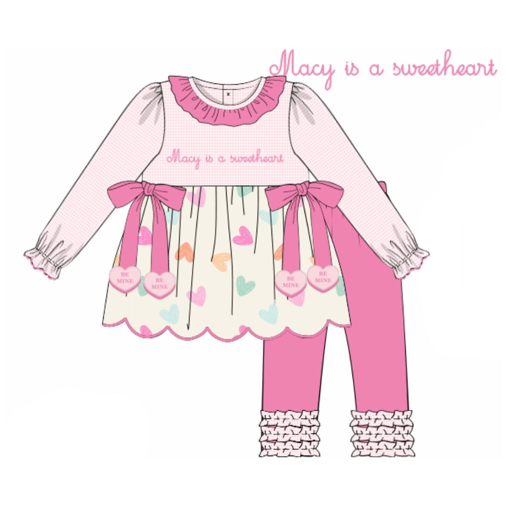 CUSTOM PREORDER: Sweetheart Legging Set (December TAT)