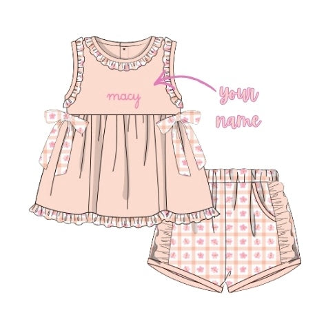 FLASH SPECIAL PRICE PO: Daisy Dreams Shorts Set (June TAT)