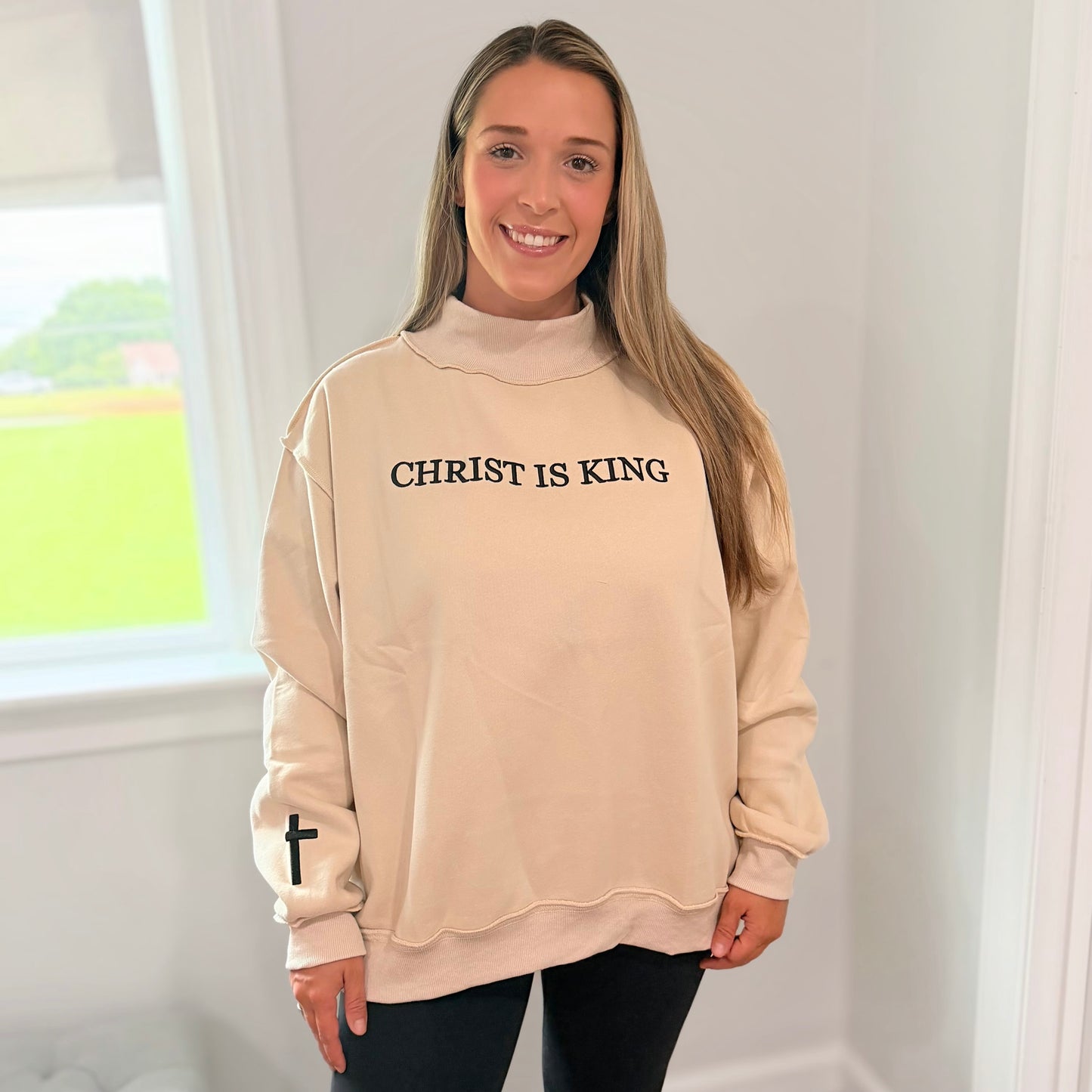 Christ Is King Mockneck
