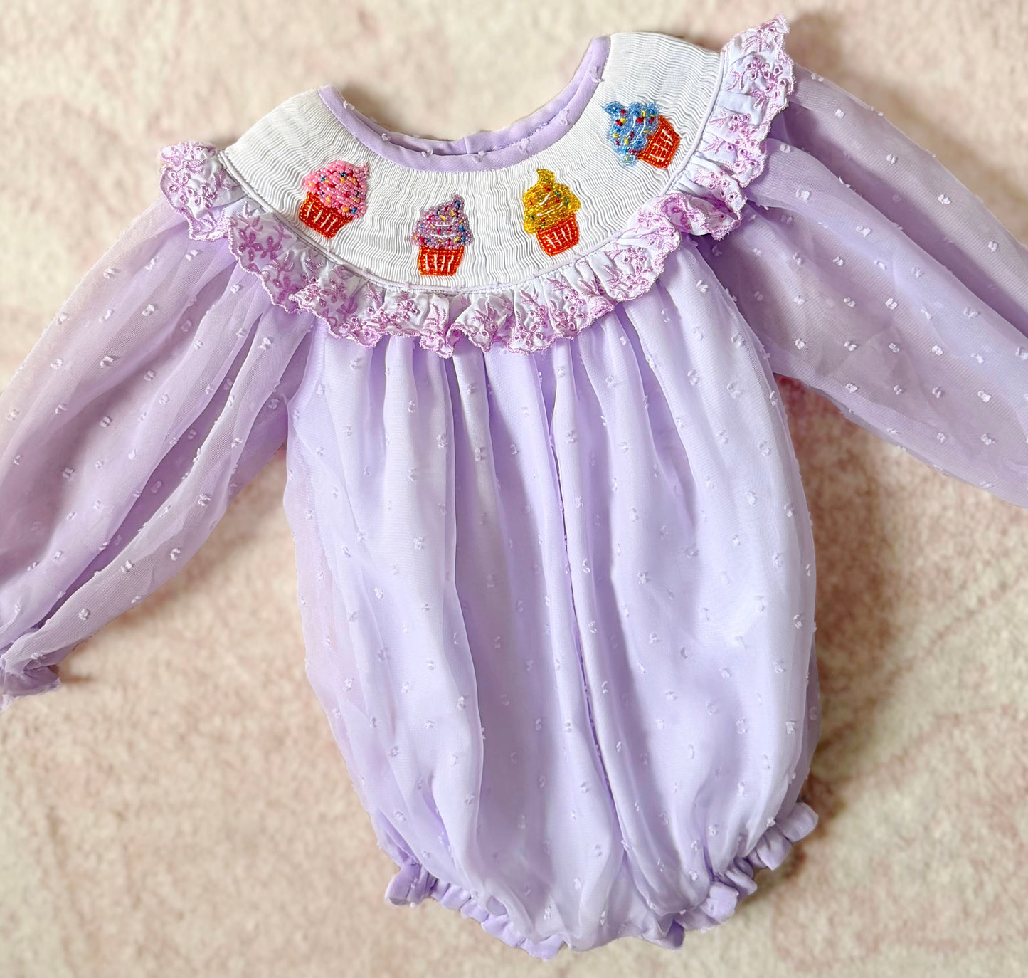PREORDER: Beaded Cupcake Chiffon Bubble (November TAT)