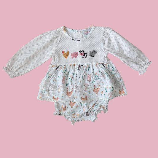 Farm Animals Diaper Set