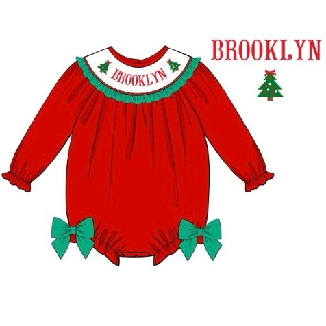 CUSTOM PREORDER: Custom Name Christmas Tree Bubble (October TAT)