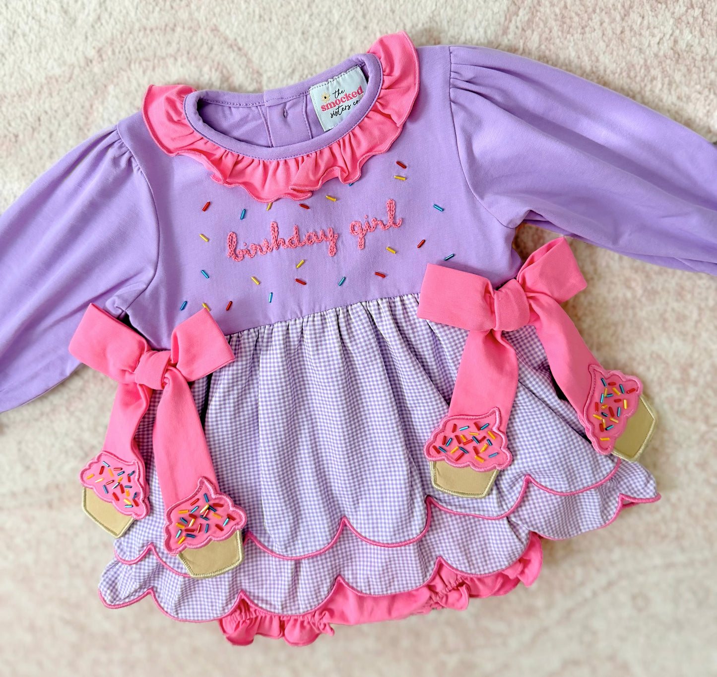 PREORDER: Birthday Girl Skirted Bubble (December TAT)