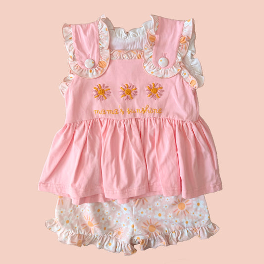 Mama’s Sunshine Shorts Set