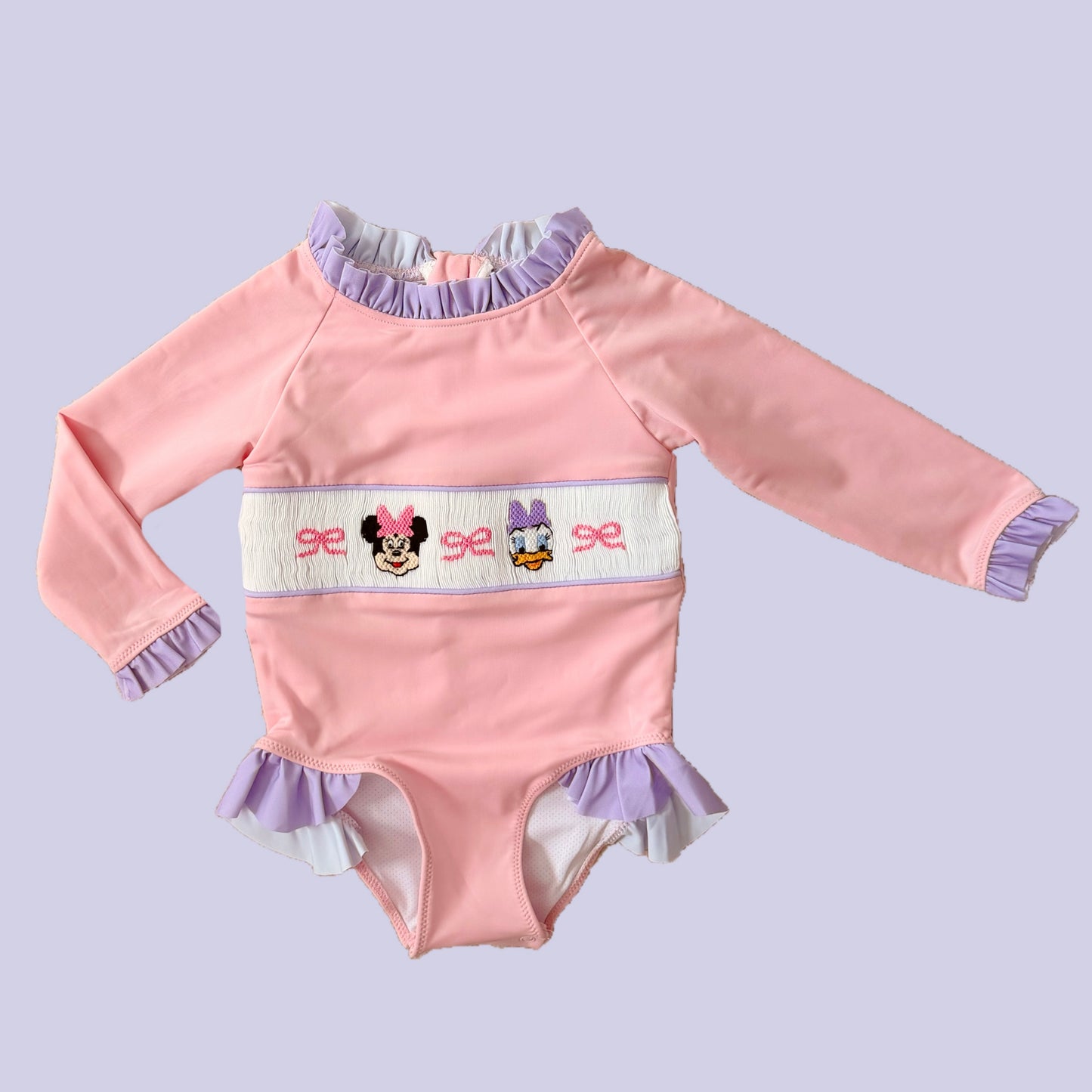 Smocked Mouse & Duck Rash guard Swimsuit