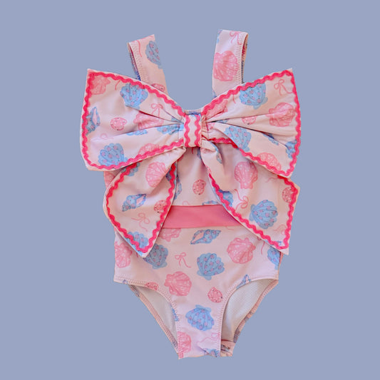 Pastel Shell One Piece Swimsuit