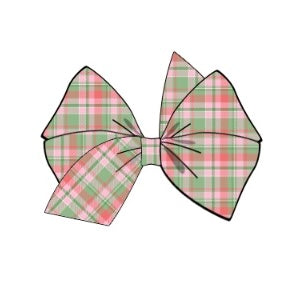 Gingerbread Plaid Bow