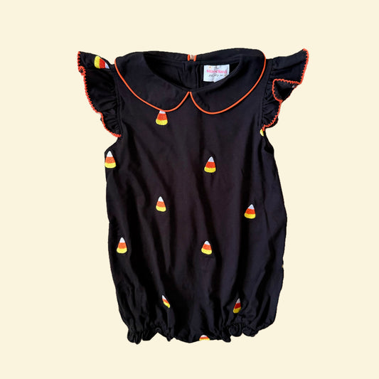 Candy Corn Embroidered Bubble