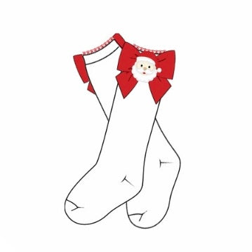 Santa Claus Bow Socks
