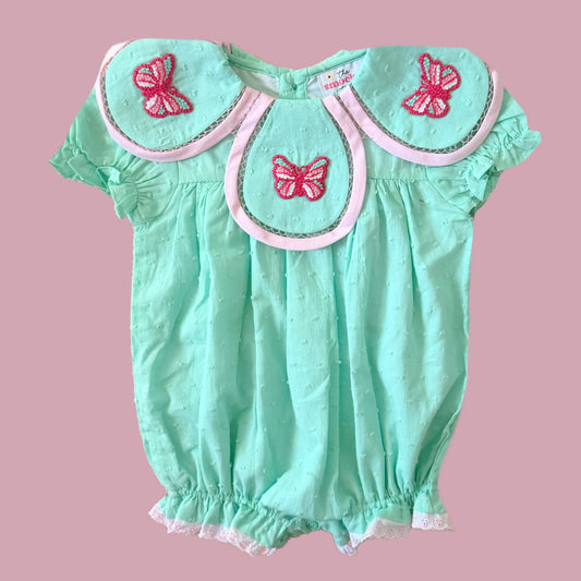 French Knot Butterfly Petal Neck Bubble