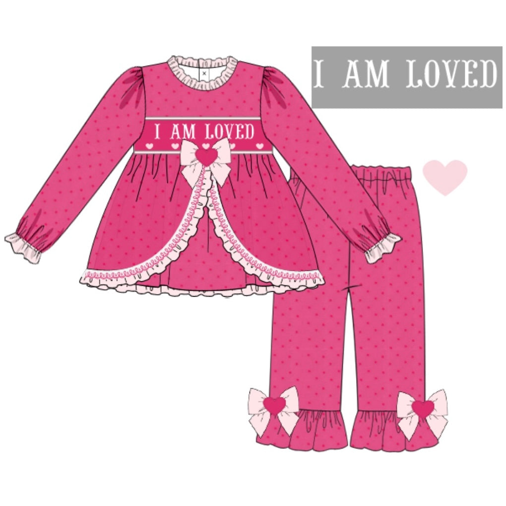 PREORDER: I am Loved Chiffon Pant Set (December TAT)