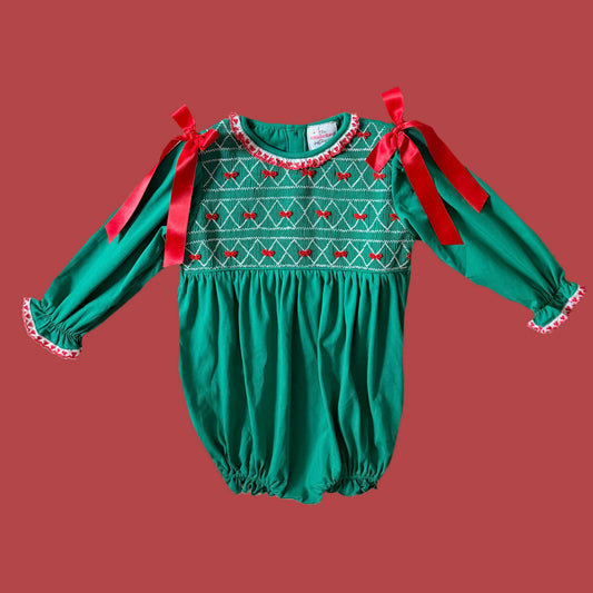 PREORDER: Green Christmas Bows Bubble (October TAT)