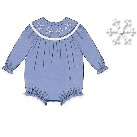 PREORDER: Klaire’s Pearl Snowflake Velvet Bubble (November TAT)