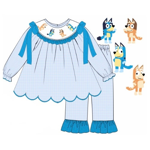 PREORDER: Beaded Heeler Fam Pants Set (November TAT)
