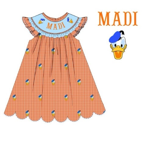 CUSTOM PREORDER: Custom Name Duck Dress