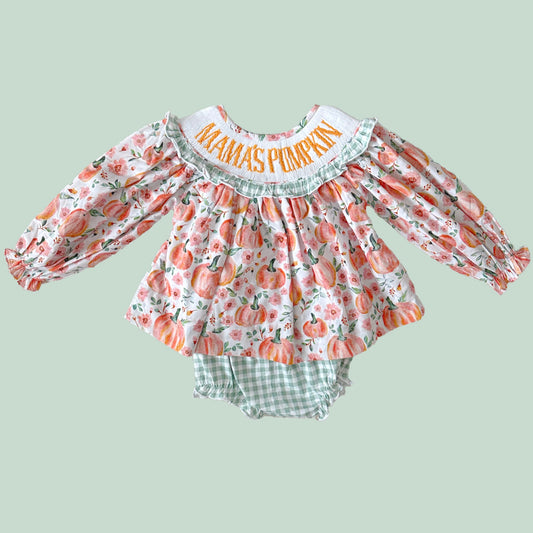 Mama’s Pumpkin Diaper Set