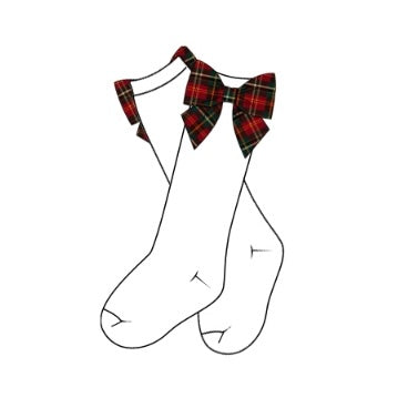 Plaid Christmas Socks