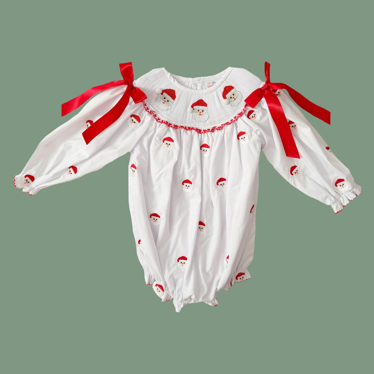 Embroidered Santa Bubble