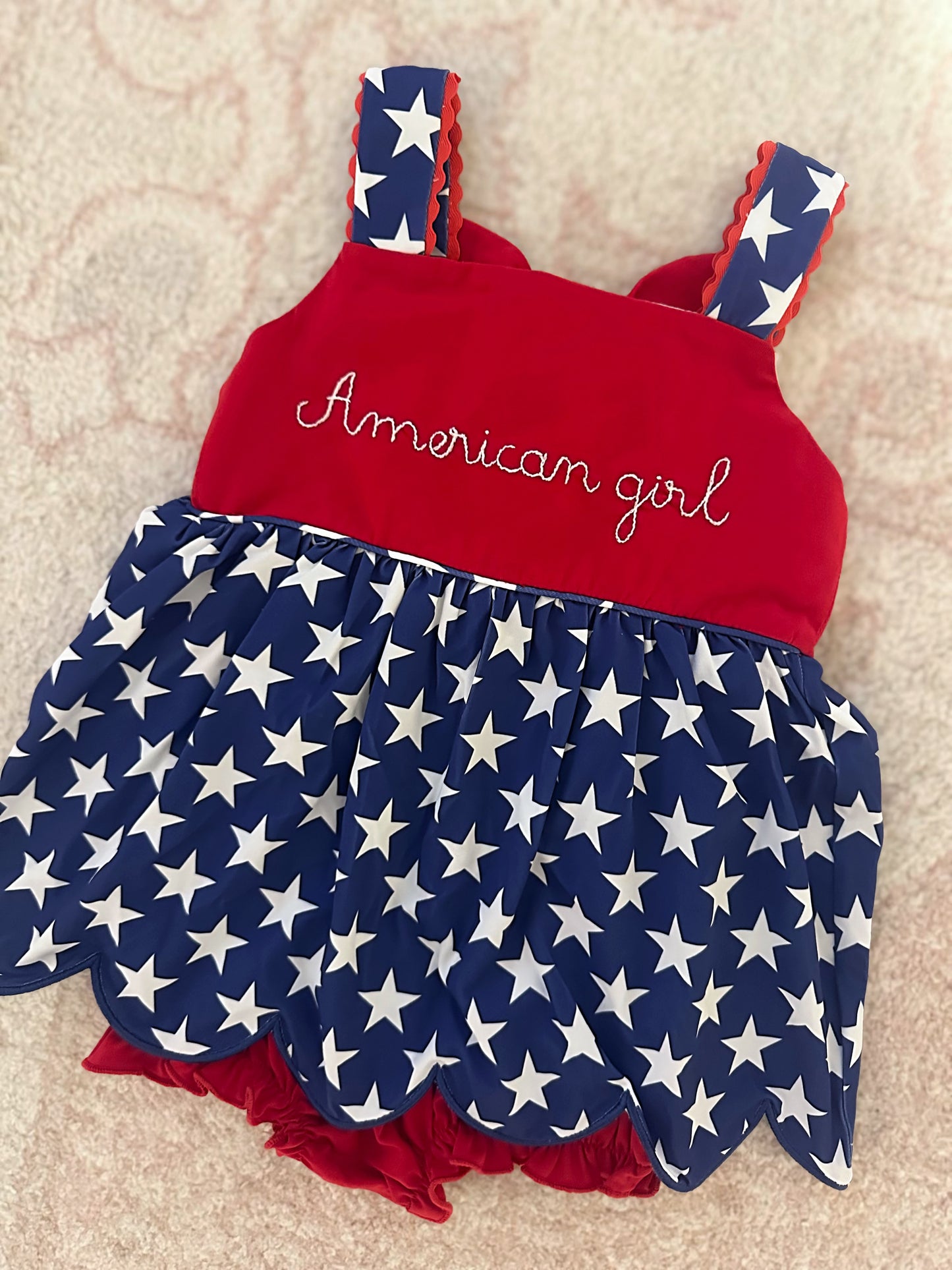 American Girl Shorts Set