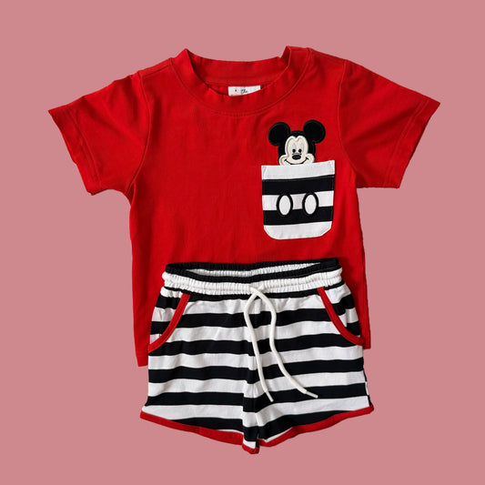 Red Mouse Boy Set