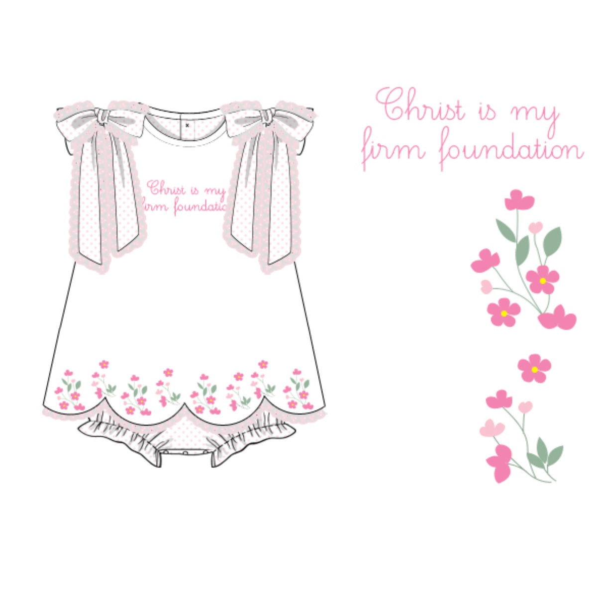 PREORDER: Christ is my Firm Foundation Bubble (February TAT)