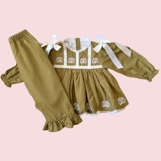 Madi Heirloom Beaded Turkey Pants Set