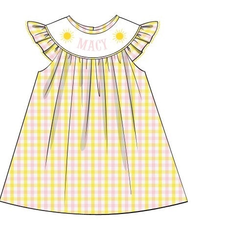 CUSTOM PREORDER: Custom Name Sunshine Dress