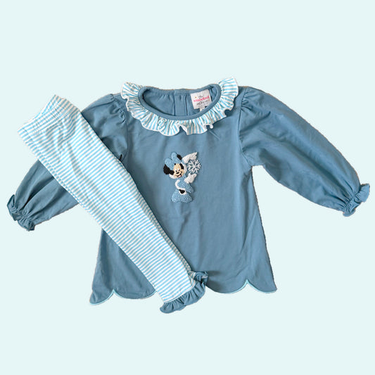PREORDER: Girly Iceskating Mouse Legging Set (November TAT)
