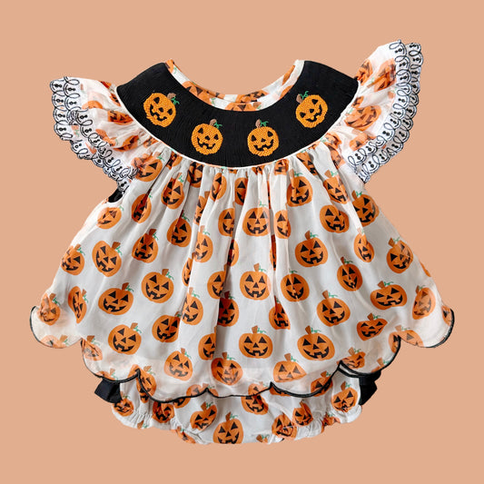 Spooky Chiffon Diaper Set
