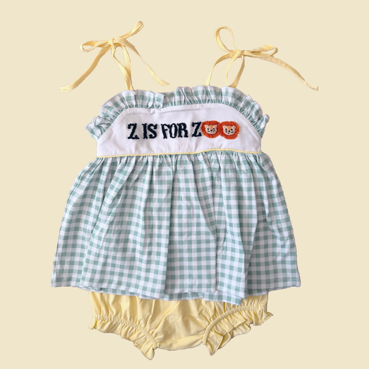 PREORDER: Z is for Zoo Diaper Set (February TAT)