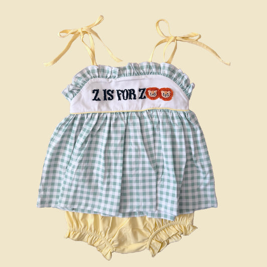 Z is for Zoo Diaper Set