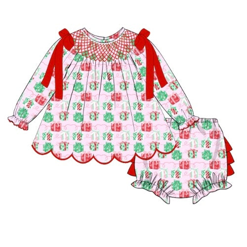 PREORDER: Girly Present Diaper Set (November TAT)