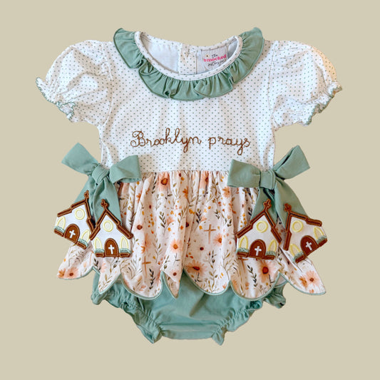 CUSTOM PREORDER: Brooklyn Prays Diaper Set (June TAT)