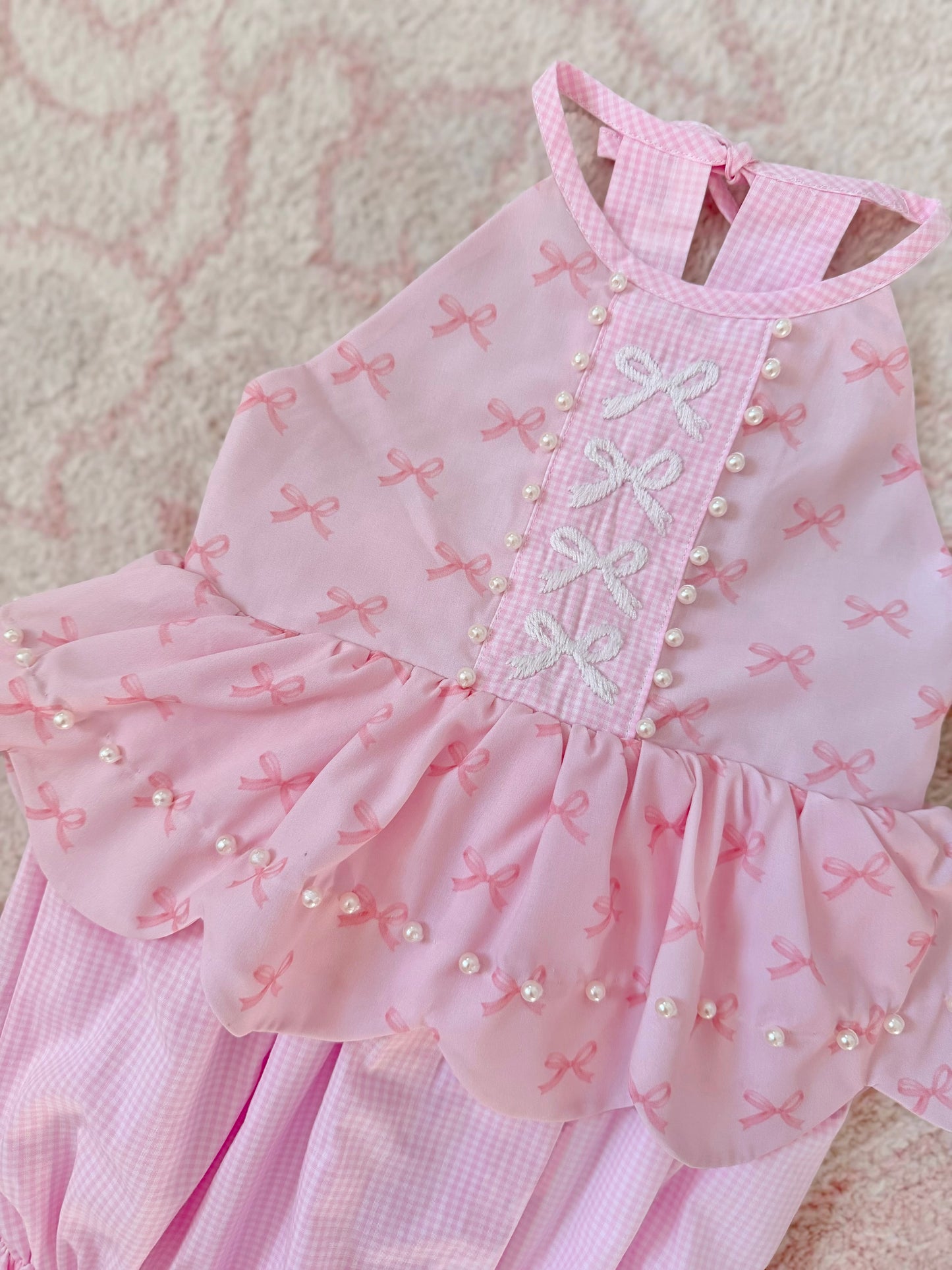 PREORDER: Pink Bows & Pearls Bubble (May TAT)