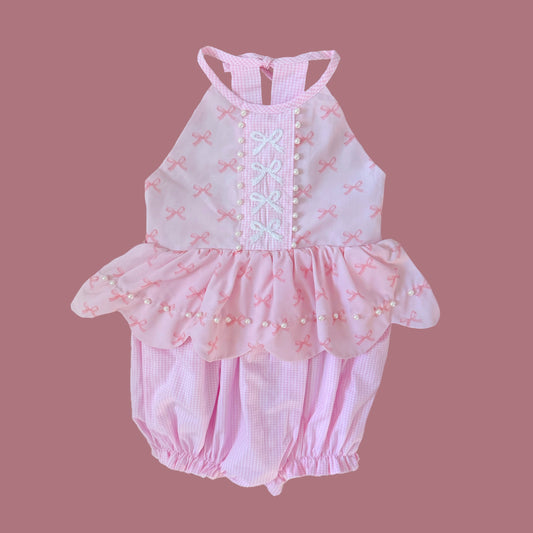 PREORDER: Pink Bows & Pearls Bubble (May TAT)