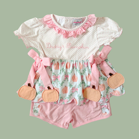 Daddy’s Pumpkin Shorts Set