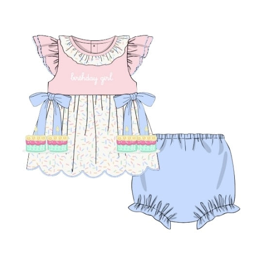 PREORDER: Birthday Girl Diaper Set (May TAT)