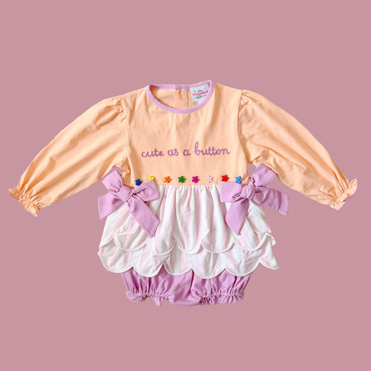 PREORDER: Cute As A Button Skirted Bubble (November TAT)