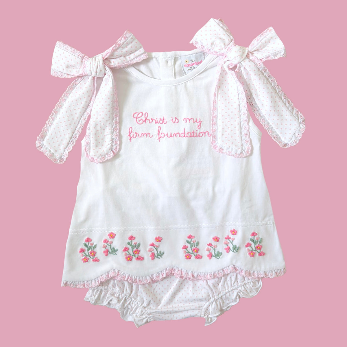 PREORDER: Christ is my Firm Foundation Diaper Set (February TAT)