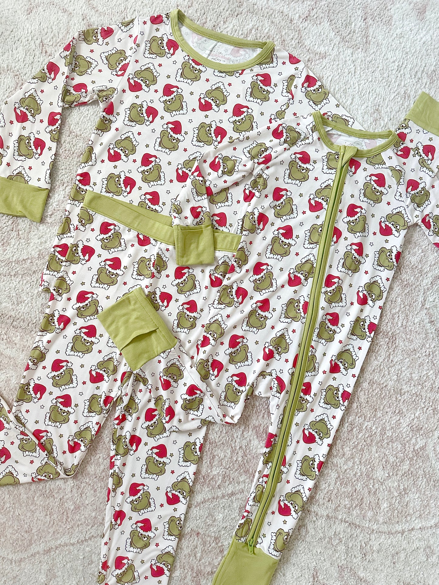 Mean Green Guy Bamboo Green Set