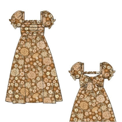 Fall Floral Mom Dress