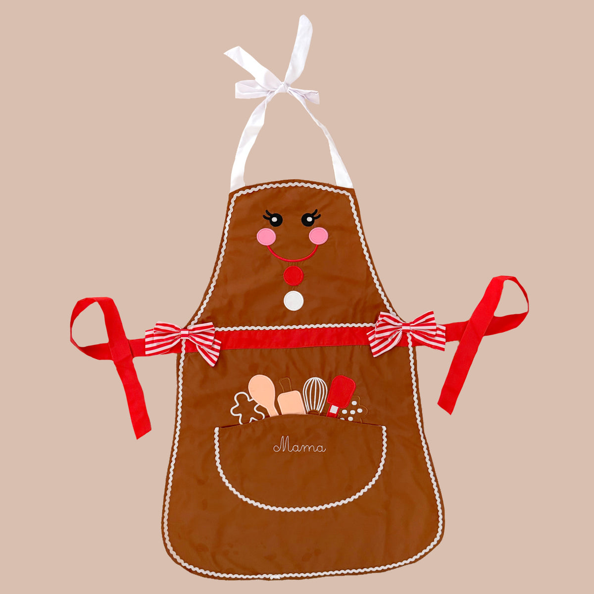 Gingerbread Mama Apron- ADULT