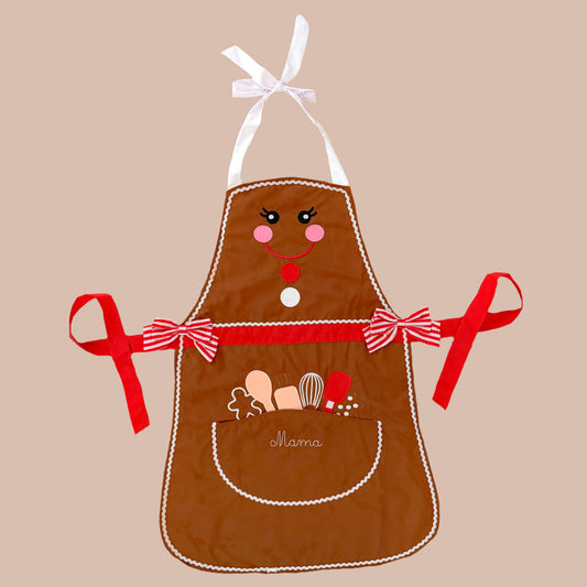 Gingerbread Mama Apron- ADULT