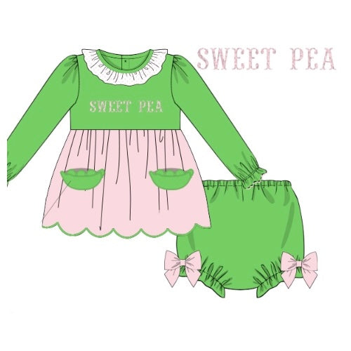 PREORDER: Sweet Pea Diaper Set (November TAT)