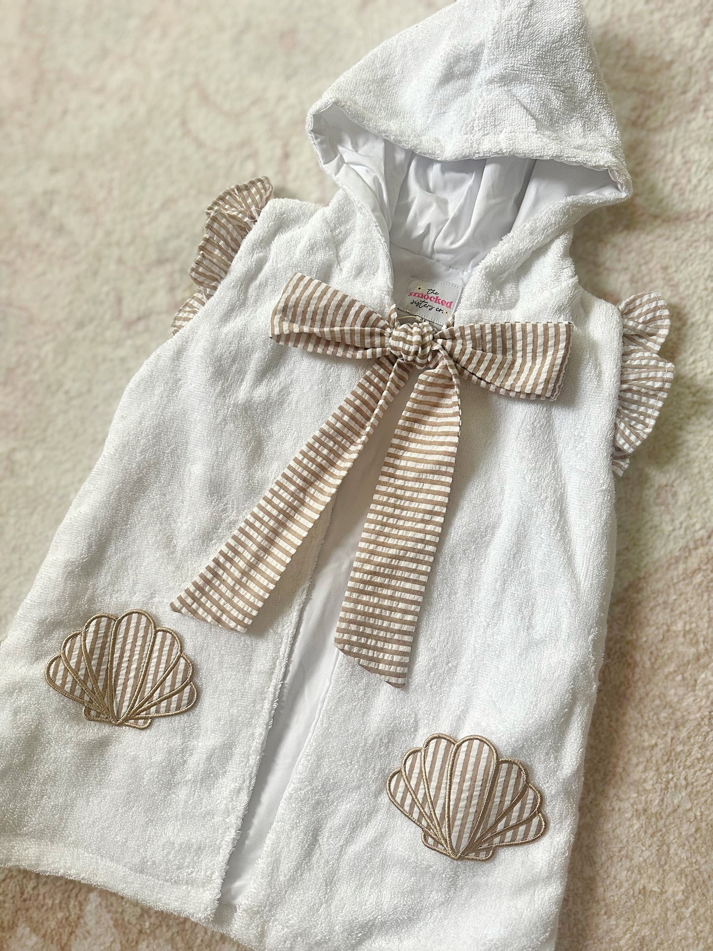 Seersucker Shell Swim Cover Up