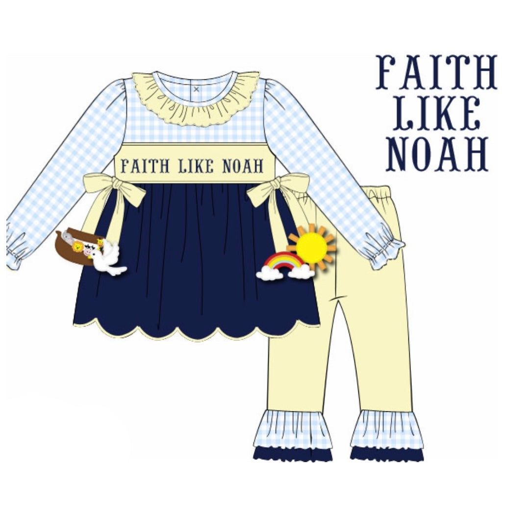PREORDER: Faith Like Noah Legging Set (December TAT)