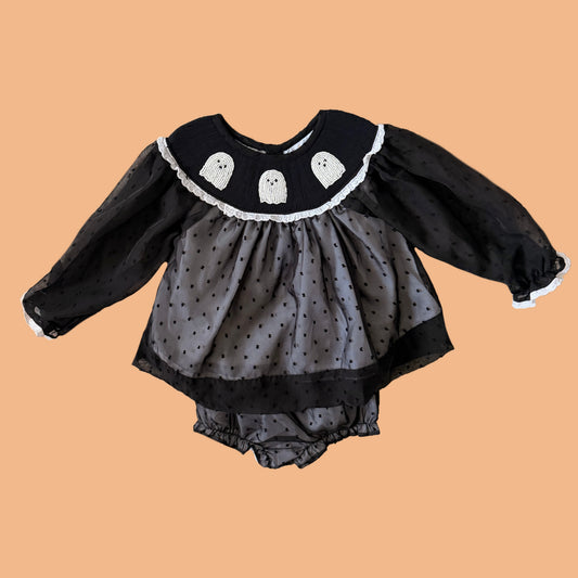 Beaded Ghost Diaper Set